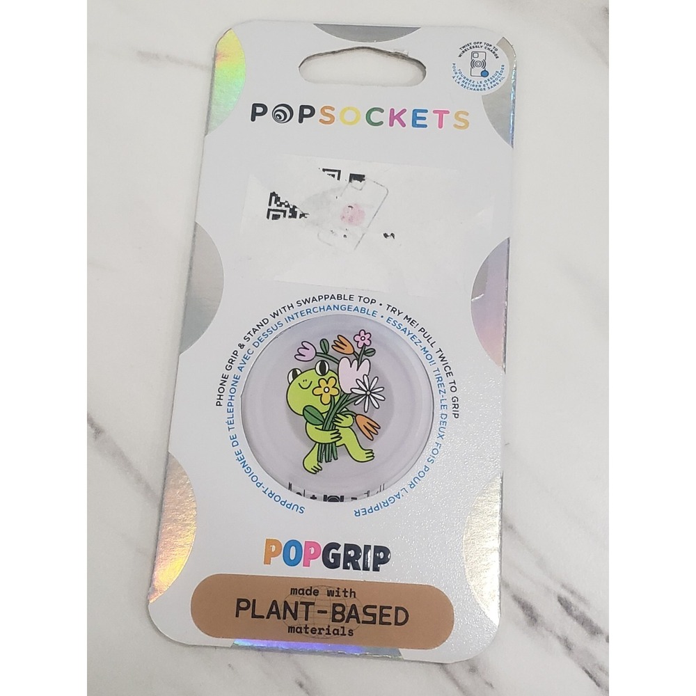 NEW PopSockets Phone Grip-Eco-Friendly - Flower Frank Floral Frog animal tulip